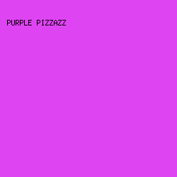 DF44F3 - Purple Pizzazz color image preview