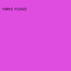 DF4DE0 - Purple Pizzazz color image preview