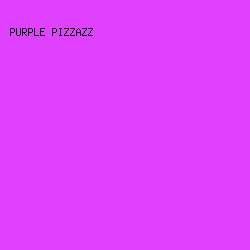 E041FE - Purple Pizzazz color image preview