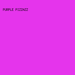 E534EC - Purple Pizzazz color image preview