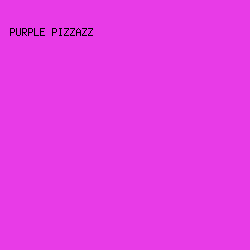 E83BE7 - Purple Pizzazz color image preview