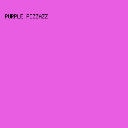 E95DE3 - Purple Pizzazz color image preview