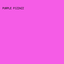 F55CE6 - Purple Pizzazz color image preview