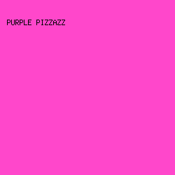 FF47CB - Purple Pizzazz color image preview