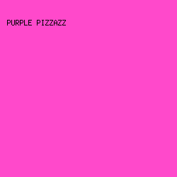 FF49CB - Purple Pizzazz color image preview
