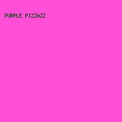 FF4FD6 - Purple Pizzazz color image preview