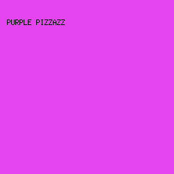 e545f1 - Purple Pizzazz color image preview