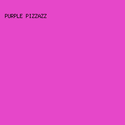 e647c9 - Purple Pizzazz color image preview