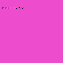 ed4ccd - Purple Pizzazz color image preview