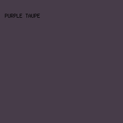 473C49 - Purple Taupe color image preview