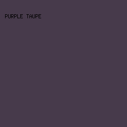 473a4b - Purple Taupe color image preview