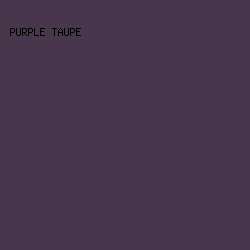 48364D - Purple Taupe color image preview