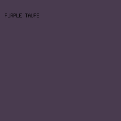 493B4F - Purple Taupe color image preview