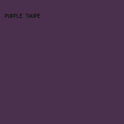 4A304C - Purple Taupe color image preview