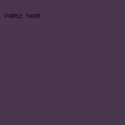 4a374e - Purple Taupe color image preview