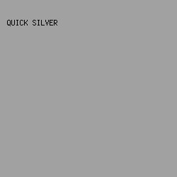 A0A1A0 - Quick Silver color image preview