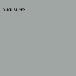 A0A6A3 - Quick Silver color image preview