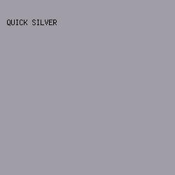 A19DA6 - Quick Silver color image preview