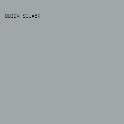 A1A7A7 - Quick Silver color image preview