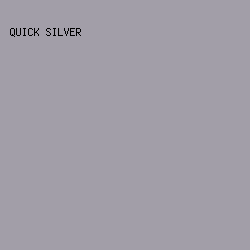 A29EA8 - Quick Silver color image preview