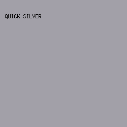 A2A0A8 - Quick Silver color image preview