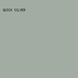 A3ACA3 - Quick Silver color image preview