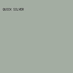 A4ADA2 - Quick Silver color image preview