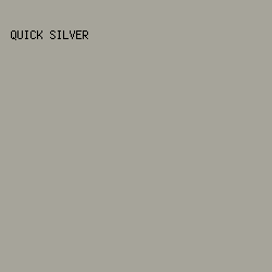A6A49A - Quick Silver color image preview