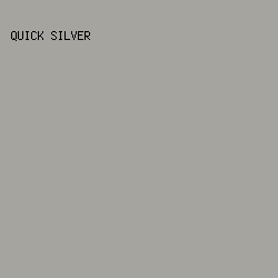 A6A49E - Quick Silver color image preview