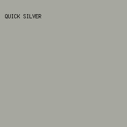 A6A79F - Quick Silver color image preview
