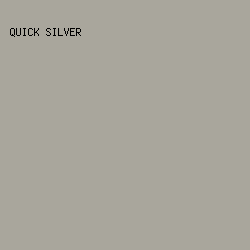 A9A69C - Quick Silver color image preview