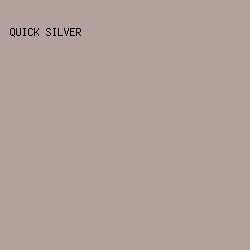 B2A19D - Quick Silver color image preview