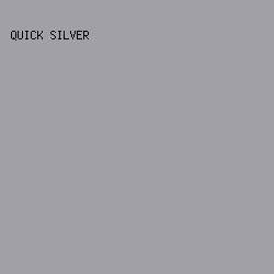 a1a1a5 - Quick Silver color image preview