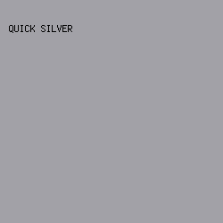 a2a1a7 - Quick Silver color image preview