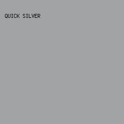a2a3a5 - Quick Silver color image preview