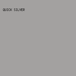 a3a1a0 - Quick Silver color image preview