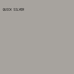 a7a39e - Quick Silver color image preview