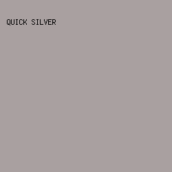 a9a0a0 - Quick Silver color image preview