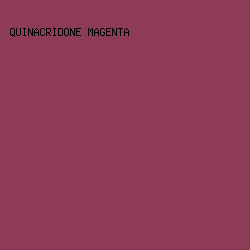 8e3b59 - Quinacridone Magenta color image preview