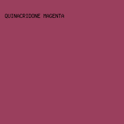 9A3F5D - Quinacridone Magenta color image preview