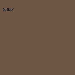 6D5644 - Quincy color image preview