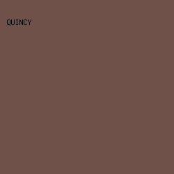 6F514A - Quincy color image preview