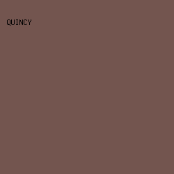 73554F - Quincy color image preview