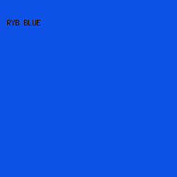 0D51E6 - RYB Blue color image preview