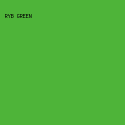 4EB439 - RYB Green color image preview