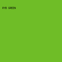 6FBD27 - RYB Green color image preview