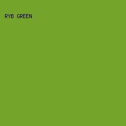 75a42a - RYB Green color image preview