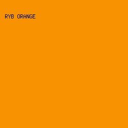 F89200 - RYB Orange color image preview