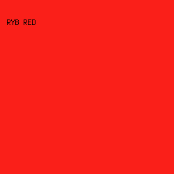 FA1F19 - RYB Red color image preview