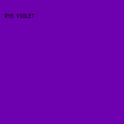 6D00AF - RYB Violet color image preview